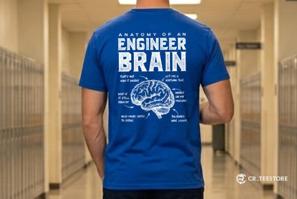 Anatomy of a Engineer Brain SVG Tee Review