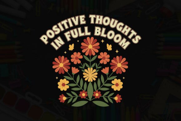 Celebrating Educators with Positive Thoughts in Full Bloom Retro