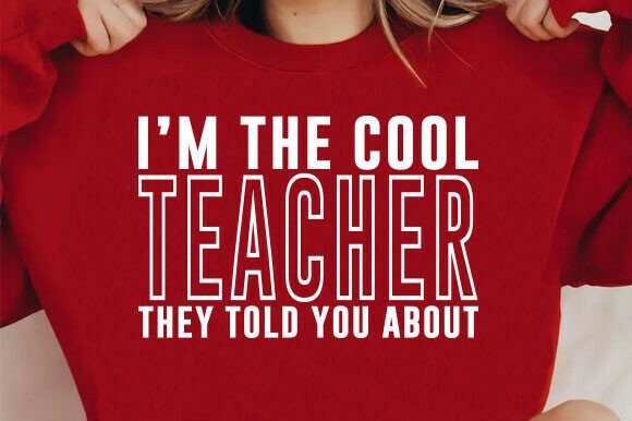Cool Teacher Embroidery Design: A Fresh Take