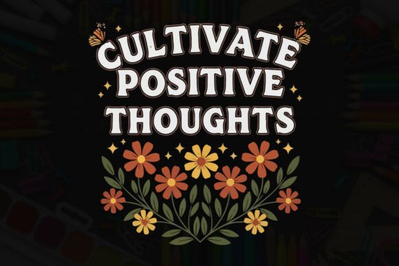 Cultivate Positive Thoughts Floral Art