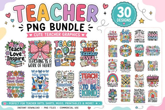 Cute Teacher Appreciation Bundle: A Joyful Embroidery Design