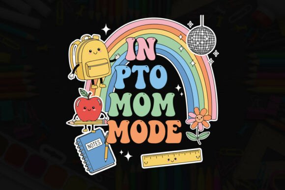 In PTO Mom Mode Typography Tee Review