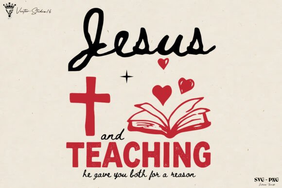 Inspiring Christian Jesus and Teaching SVG PNG