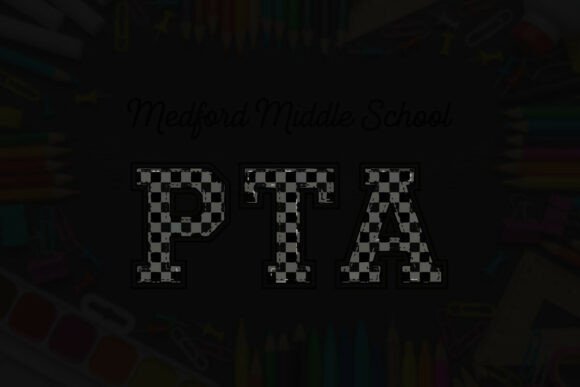 Medford Middle School PTA Typography