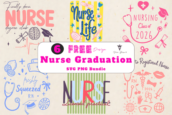 Nurse Graduation SVG PNG Bundle Review