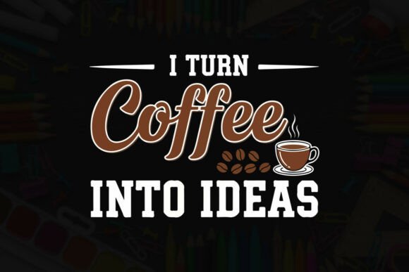 Transform Coffee into Ideas with Bold Typography